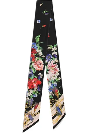 Dolce & Gabbana Floral-Print Twill Headscarf
