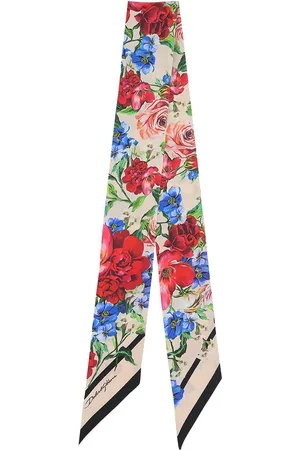 Dolce & Gabbana Floral-Print Twill Headscarf