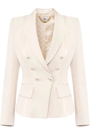 Elisabetta Franchi Crepe satin blazer