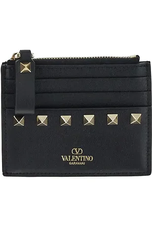 VALENTINO GARAVANI Rockstud Zip-Around Wallet