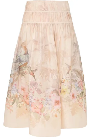 ZIMMERMANN Illuminate midi skirt