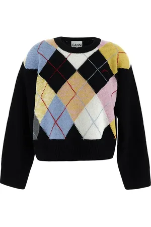 Ganni Checkered Sweater