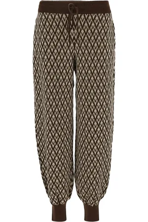 VALENTINO High-Waisted Wool Pants