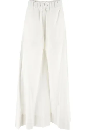 Malo Pantaloni a palazzo in cotone