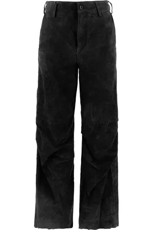 SALVATORE SANTORO Sheepskin baggy trousers
