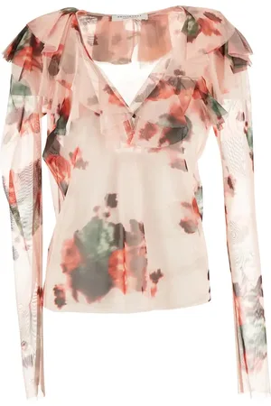Philosophy Transparent floral blouse