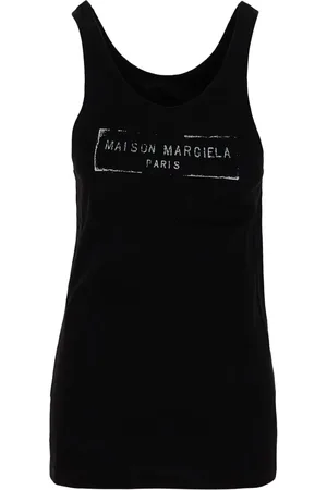 Maison Margiela Sleeveless Cotton Jersey Top