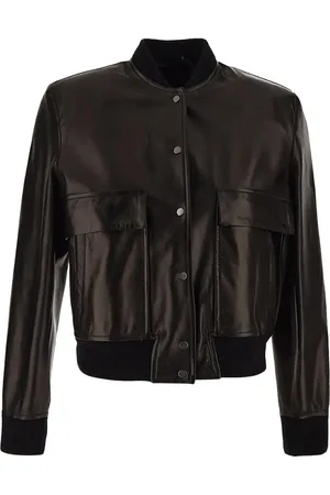 SALVATORE SANTORO Bomber di pelle donna