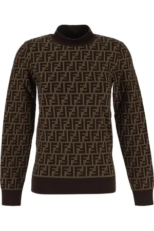 Fendi Cotton Sweater with FF Motif