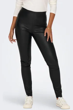 ONLY Jdysoya Tight Fit Keinonahkaiset Housut