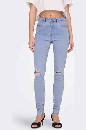 ONLY Onlforever Korkea Vyötärö Skinny Fit Farkut