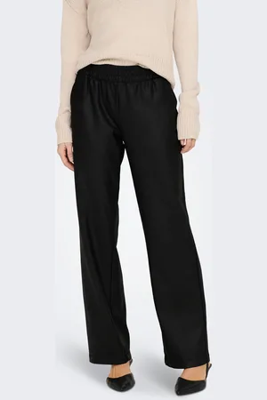 ONLY Onlpopstar Straight Fit Synteettiset Nahkahousut