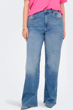 ONLY Carhope-lush Korkea Vyötärö Wide Leg Fit Farkut