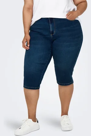 ONLY Caraugusta Korkea Vyötärö Skinny Fit Farkkushortsit