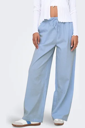 ONLY Onlaugusta Regular Fit Leveälahkeiset Housut