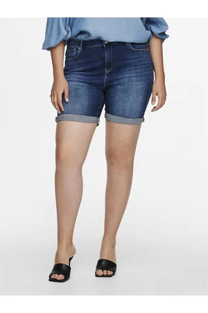 ONLY Carlaola Korkea Vyötärö Skinny Fit Farkkushortsit