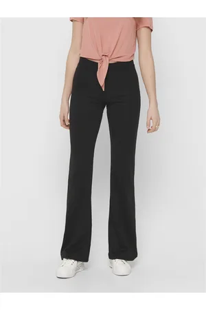 ONLY Onlfever Regular Fit Leveälahkeiset Housut