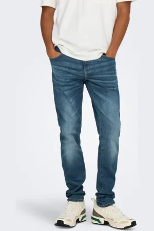 Only & Sons Onsloom Matala Vyötärö Slim Tapered Fit Farkut