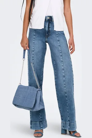 ONLY Onljuicy Korkea Vyötärö Wide Leg Fit Farkut