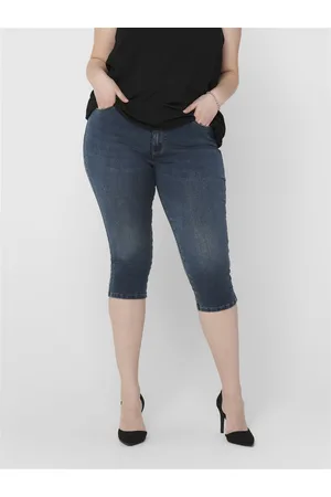 ONLY Caraugusta Korkea Vyötärö Skinny Fit Farkkushortsit