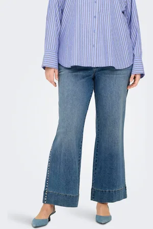 ONLY Carjuicy Korkea Vyötärö Wide Leg Fit Farkut