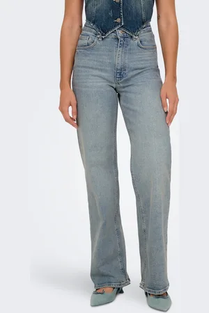 ONLY Onljuicy Korkea Vyötärö Wide Leg Fit Farkut
