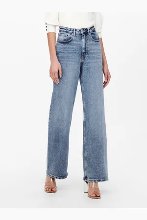 ONLY Onljuicy Korkea Vyötärö Wide Leg Fit Farkut