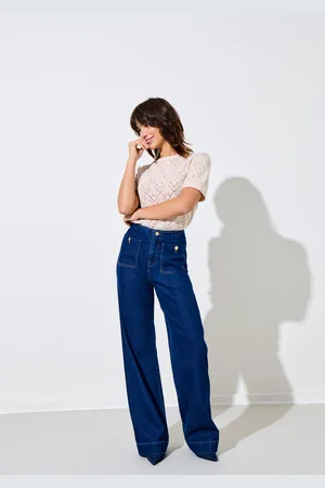 ONLY Onlmadeline Korkea Vyötärö Wide Leg Fit Farkut