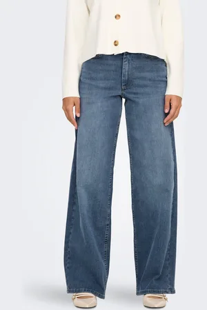 ONLY Onlmadison Korkea Vyötärö Wide Leg Fit Farkut