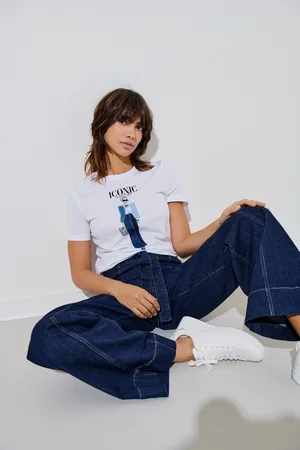 ONLY Onlmadison Korkea Vyötärö Wide Leg Fit Farkut