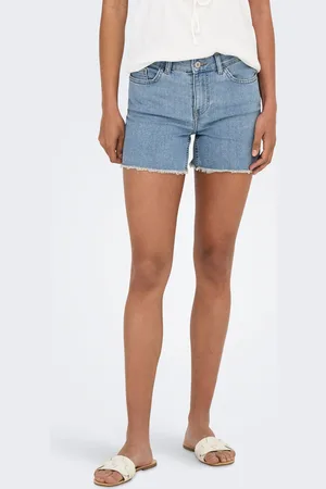 ONLY Onljosie Normaali Vyötärö Skinny Fit Farkkushortsit