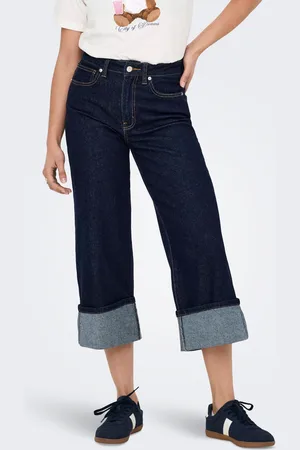ONLY Onlmadison Korkea Vyötärö Wide Leg Fit Farkut