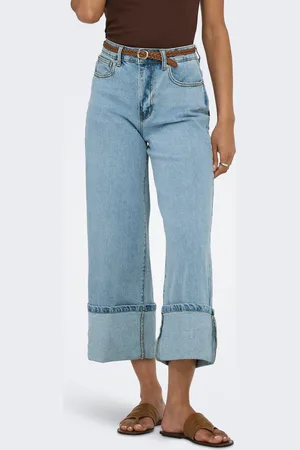 ONLY Onlmadison Korkea Vyötärö Wide Leg Fit Farkut