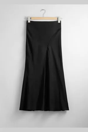 & OTHER STORIES Satin Midi Skirt