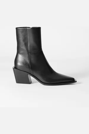 & OTHER STORIES Sleek Leather Cowboy Boots
