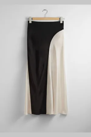 & OTHER STORIES Satin Midi Skirt