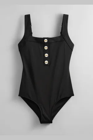 & OTHER STORIES Button-Detailed Swimsuit