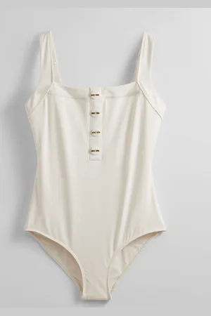 & OTHER STORIES Button-Detailed Swimsuit