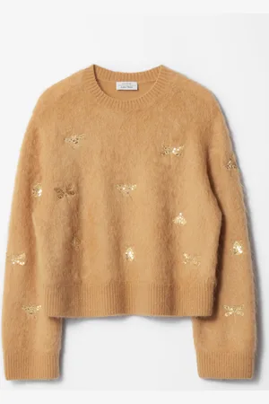 & OTHER STORIES Embroidered Mohair-Blend Jumper