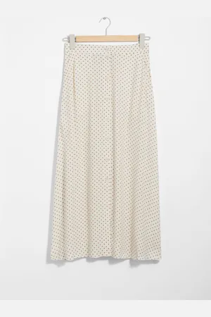 & OTHER STORIES Buttoned A-Line Midi Skirt