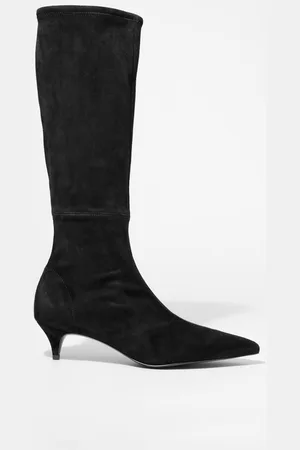& OTHER STORIES Stretch-Suede Knee Boots