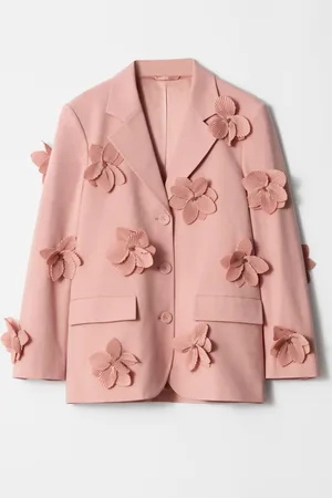 & OTHER STORIES Floral-Appliqué Blazer