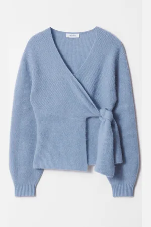 & OTHER STORIES Alpaca-Blend Knitted Wrap Cardigan