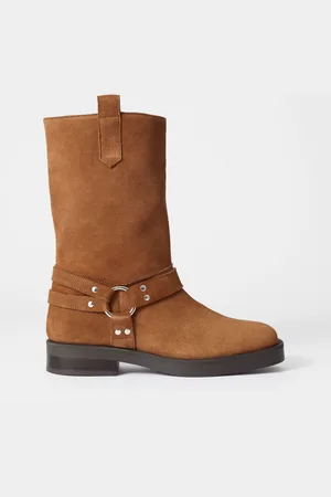 & OTHER STORIES Suede Biker Boots