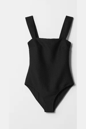 & OTHER STORIES Textured Square-Neck Swimsuit