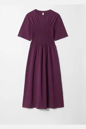 & OTHER STORIES Smocked Midi Dress