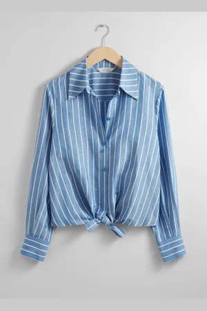 & OTHER STORIES Tie-Front Shirt