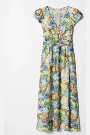 & OTHER STORIES Bubble-Sleeve Midi Dress