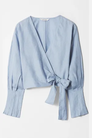 & OTHER STORIES Linen Wrap Blouse