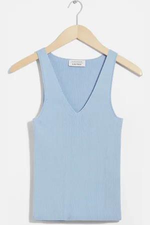 & OTHER STORIES Rib-Knit Top